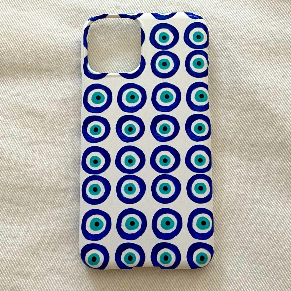 iPhone 11 Pro custom case, evil eye 🧿 design.